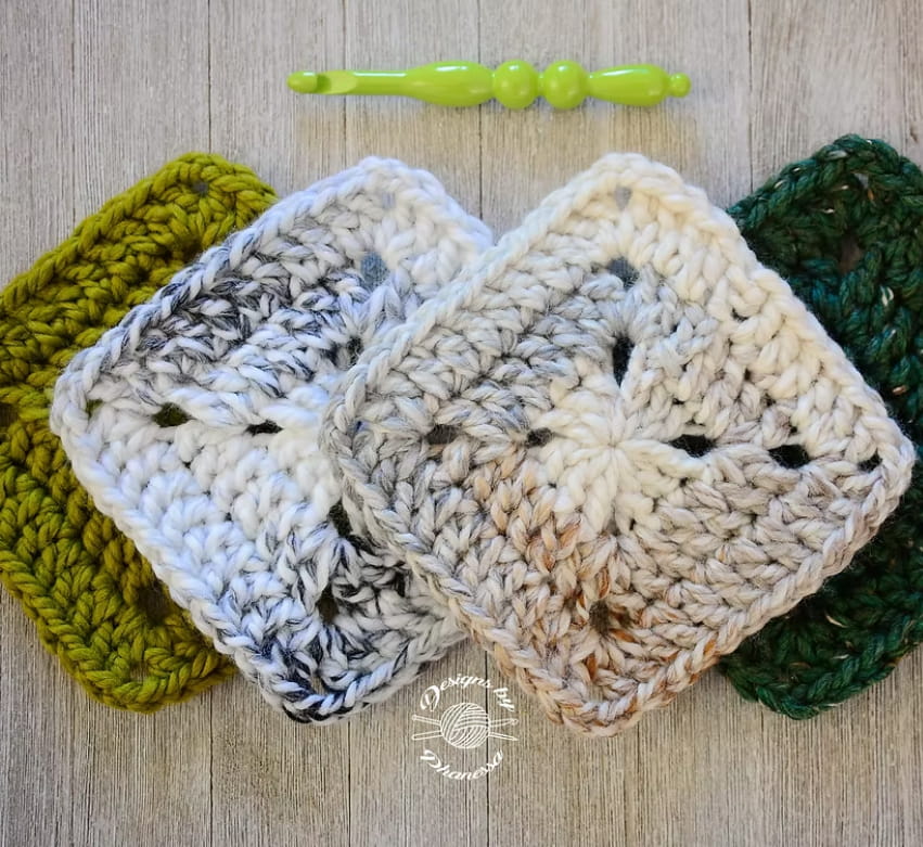 Quick Scrap Chunky Granny Pattern